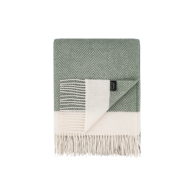 Плед Ardesto Leonardo Bianco 100% вовна 140x200 см зелений (ART0504LB) - picture 3