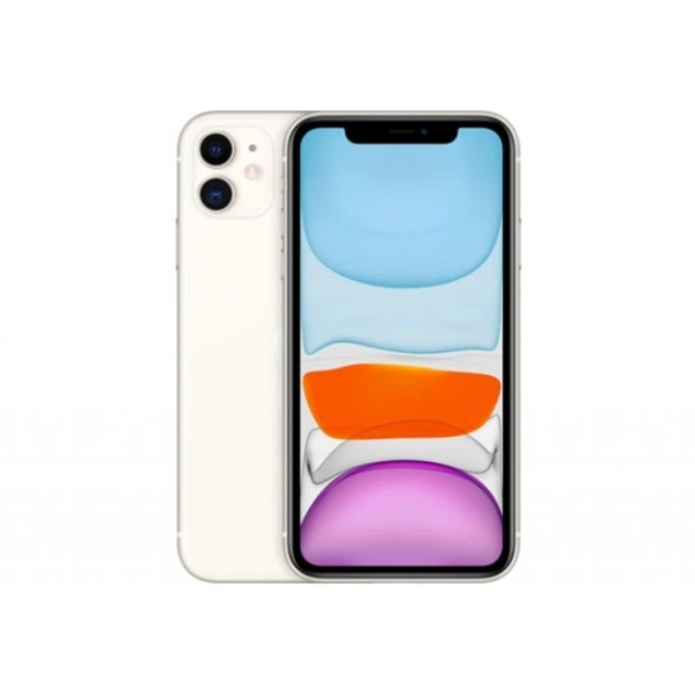 Мобільний телефон Apple iPhone 11 128Gb White (MHDJ3) - изображение 1