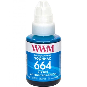 Чорнило WWM Epson L110/L210/L300 140г Cyan (E664C) зображення 1