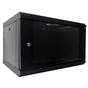 Шафа настінна Hypernet 6U 19" 600x600 (WMNC66-6U-FLAT-BLACK) - зменшене зображення 1