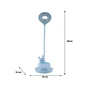 Настольная лампа Kite Cloudy Bunny LED с аккумулятором, голубая (K24-493-1-3) - уменьшенное изображение 7
