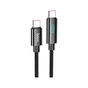 Дата кабель USB-C to USB-C 1.0m Benefit with display 100W U141 black HOCO (6942007611930) - уменьшенное изображение 1