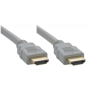 Кабель мультимедійний HDMI to HDMI 1.0m v.2.0 grey REAL-EL (EL123500045) зображення 1
