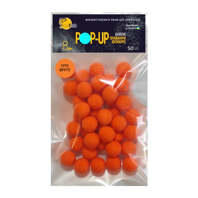Бойл SunFish Pop-Up Тутти фрутти 8 mm 50 шт (SF220666) - изображение 1