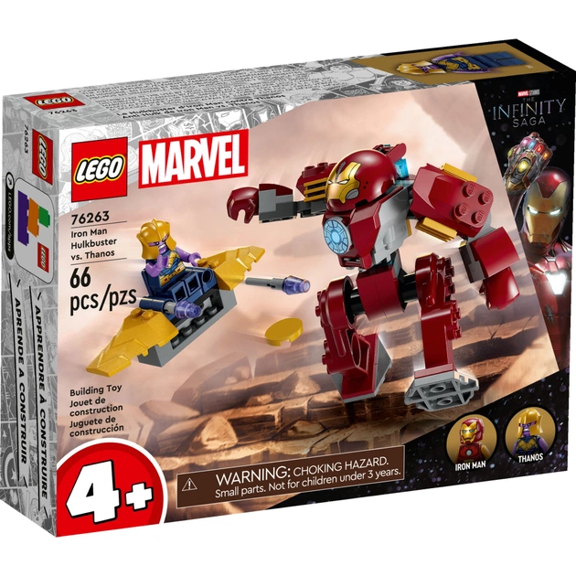 Конструктор LEGO Marvel Халкбастер Залізної Людини проти Таноса 66 деталей (76263) - зображення 1