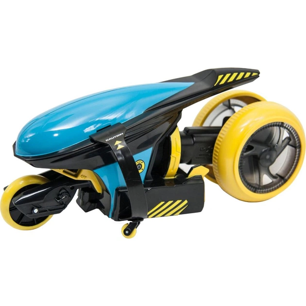 Радіокерована іграшка Maisto Мотоцикл Cyklone 360 чорно-блакитний (82066 blue/black) - зображення 1
