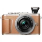 Цифровий фотоапарат Olympus E-PL9 14-42 mm Pancake Zoom Kit brown/silver (V205092NE000) - зменшене зображення 5