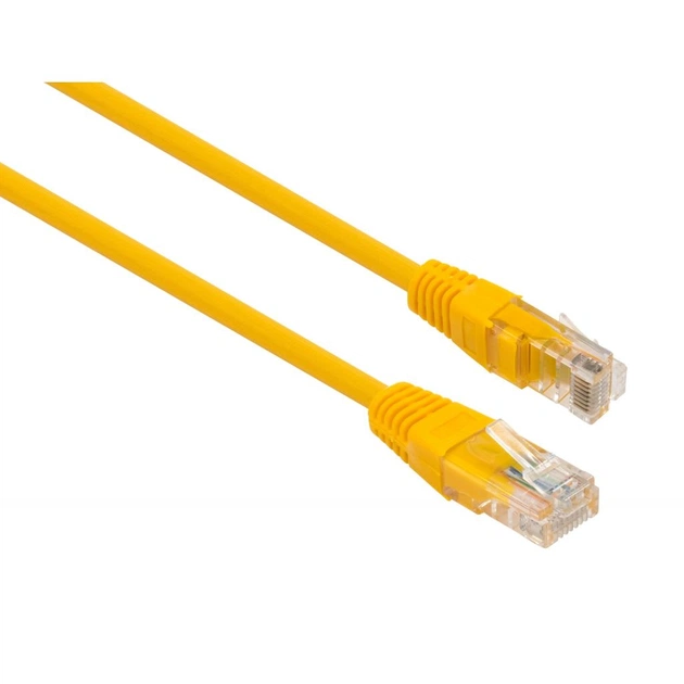 Патч-корд Vinga UTPCat5e 15 m CCA (VCPPCCCS15Y) - изображение 1