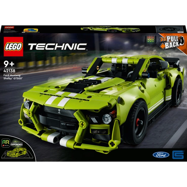Конструктор LEGO Technic Ford Mustang Shelby GT500 544 деталі (42138) - изображение 1