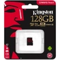 Карта пам'яті Kingston 128GB microSDXC class 10 UHS-I U3 (SDCR/128GBSP) - зменшене зображення 3