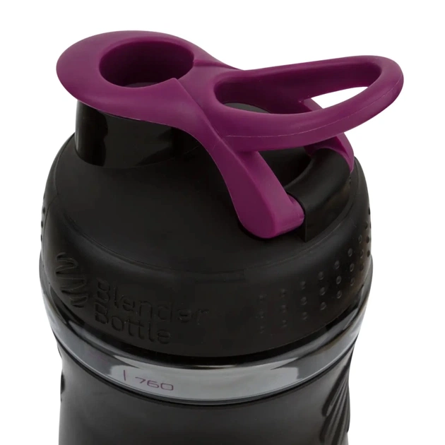 Шейкер спортивний BlenderBottle SportMixer 28oz/820ml Black/Plum (SM 28oz Black/Plum) - picture 3