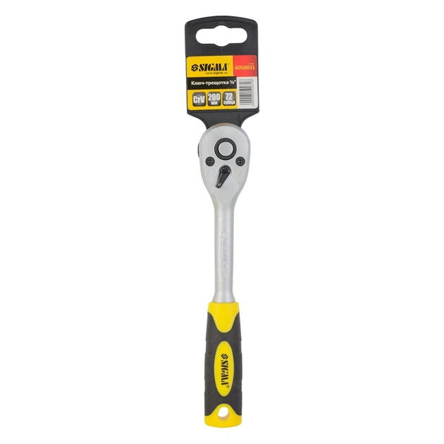 Тріскачка Sigma 3/8'' 200мм 72T CrV (6050031) - picture 11