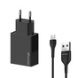 Зарядное устройство Grand-X 2xUSB 5V 2.4A + cable USB to USB-C black (CH-15T) - уменьшенное изображение 2