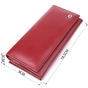 Гаманець ST Leather З натуральної шкіри Бордовий (23107) - зменшене зображення 3