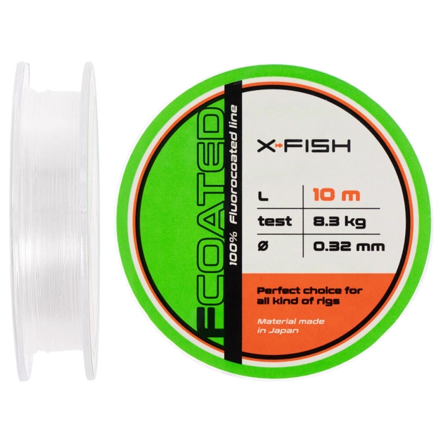 Флюорокарбон X-Fish FCoated 10m 0.32mm 8.3kg (1917.01.29) - зображення 1