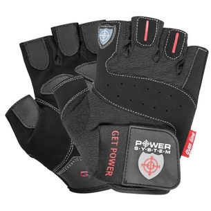 Рукавички для фітнесу Power System Get Power PS-2550 Black M (PS-2550_M_Black) зображення 1