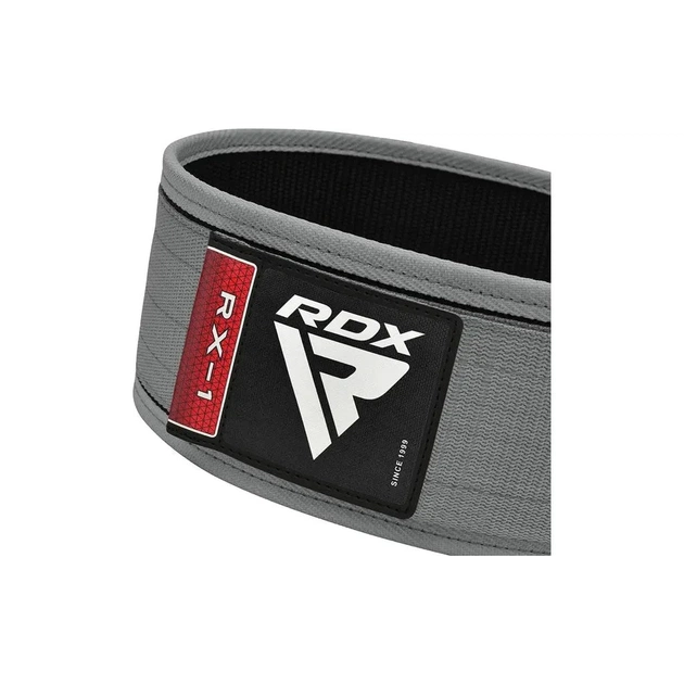 Атлетичний пояс RDX RX1 Weight Lifting Belt Grey S (WBS-RX1G-S) - picture 6