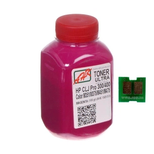Тонер HP CLJ Pro 300/400/M475 100г Magenta +chip AHK (1505163) зображення 1