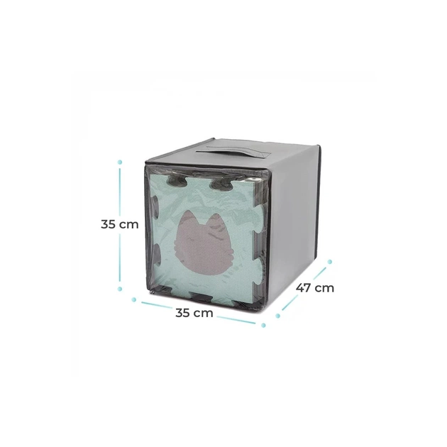 Дитячий килимок Kinderkraft Luno Shapes Mint 30 елементів (5902533919321) - picture 6