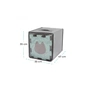 Дитячий килимок Kinderkraft Luno Shapes Mint 30 елементів (5902533919321) - уменьшенное изображение 6