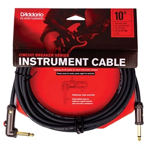 Інструментальний кабель D'Addario Curcuit Breaker Latching Switch 3m (PW-AGLRA-10) picture 1