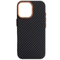 Чохол до мобільного телефона Armorstandart LikeCarbon2 SE MagCase Apple iPhone 17 Black Orange (ARM89160) - зменшене зображення 1