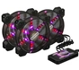 Набор Frime RGB-вентиляторов + Fun hub + ДУ Frime Iris Flicker KIT (IRISFLICKERKIT) - уменьшенное изображение 1