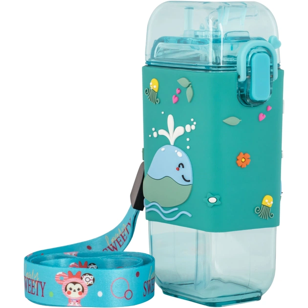 Поїльник-непроливайка Baby Team З силіконовою трубочкою та ремінцем 225 мл (4824428050913) - изображение 5