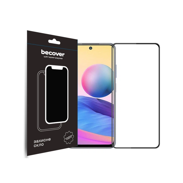 Стекло защитное BeCover Xiaomi Redmi Note 12 4G/Note 12 5G/Xiaomi Poco X5 5G Black (708783) - изображение 1