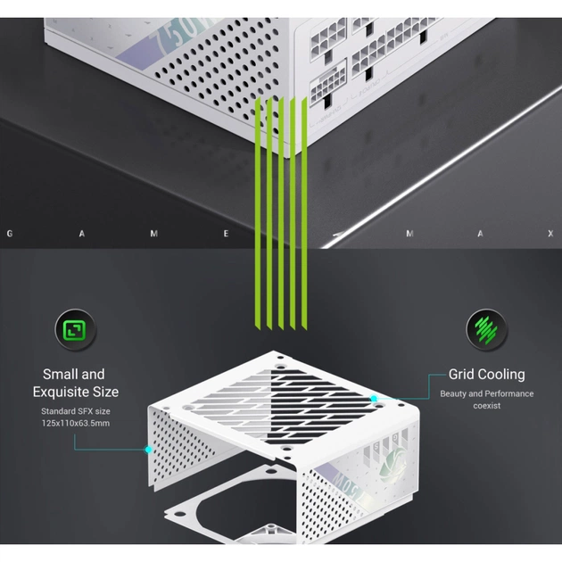 Блок живлення Gamemax 750W (GS 750G WH V25) - picture 12