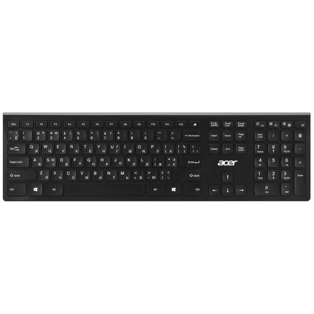 Клавіатура Acer OKR020 Wireless Black (ZL.KBDEE.011) - зображення 1