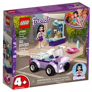 Конструктор LEGO Friends Пересувна ветеринарна клініка Емми 50 деталей (41360) зображення 1