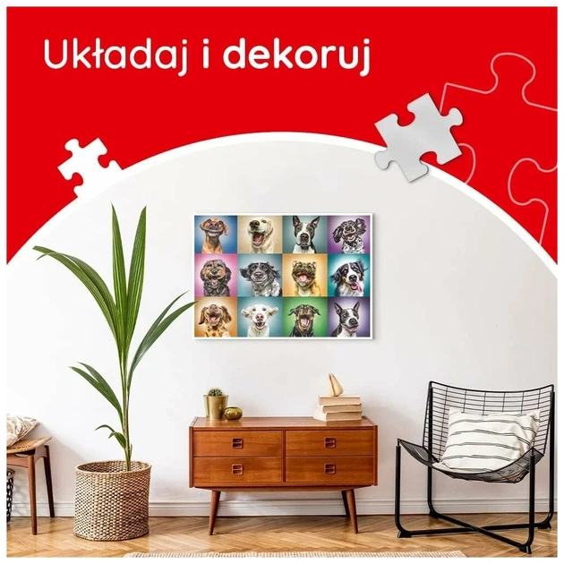 Пазл Trefl Дикий тигр 1000 елементів (5900511107982) - зображення 7