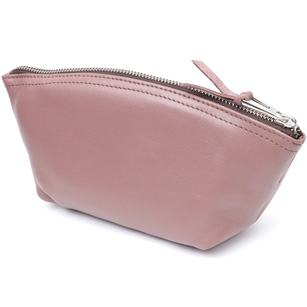 Косметичка Grande Pelle Шкіряна Пудрова (16793) - зображення 2