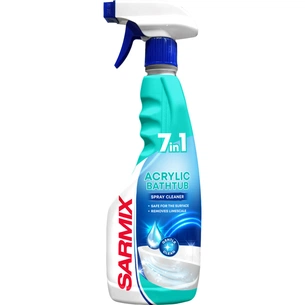 Спрей для чищення ванн Sarmix З тригером 500 мл (4820268103772) зображення 1