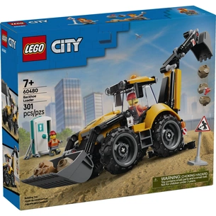 Конструктор LEGO City Желтый экскаватор-погрузчик (60480) изображение 1
