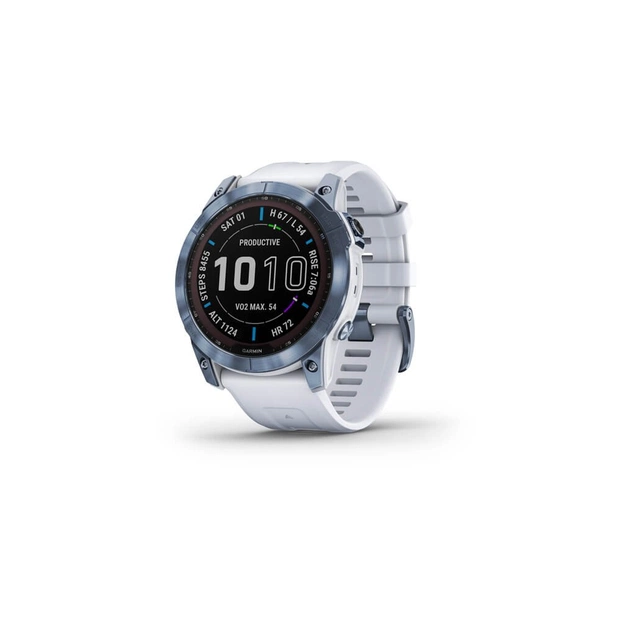 Смарт-годинник Garmin fenix 7X Sapph Sol Mineral Blue, GPS (010-02541-15) - изображение 1