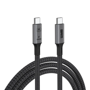 Дата кабель USB-C to USB-C 1.0m USB4 40Gbps 240W 8K60Hz black Armorstandart (ARM81921) зображення 1