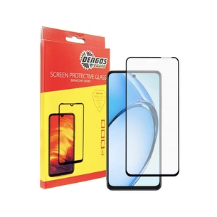 Скло захисне Dengos Full Glue OPPO A20 Black (TGFG-404) зображення 1
