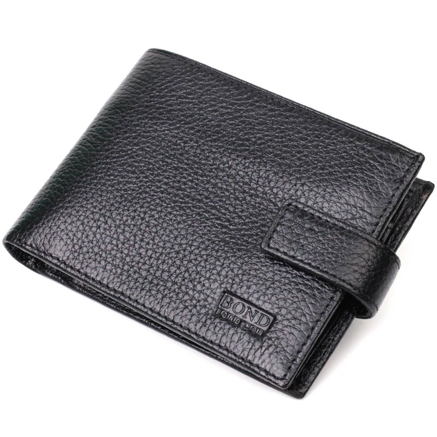 Кошелек Bond Accessories Из натуральной кожи Черный (22042) - изображение 1