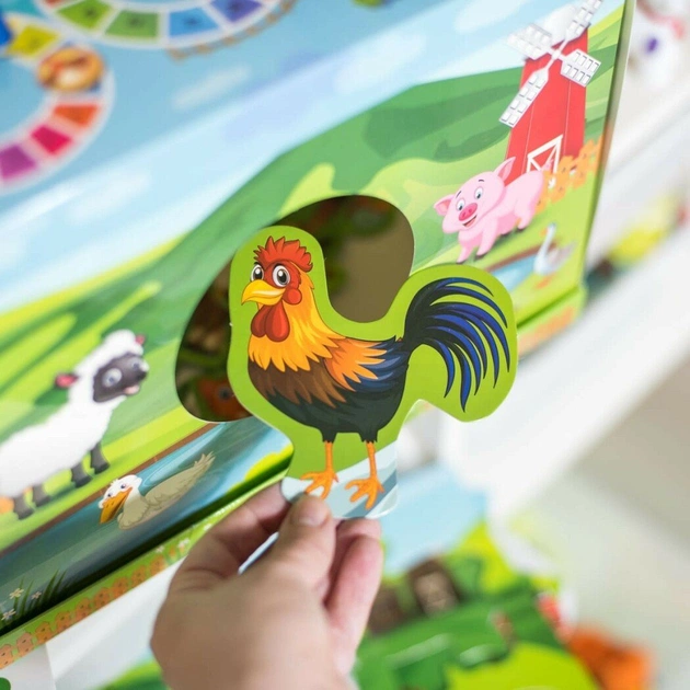 Обучающая игра. Животные на ферме. Разработано на основе метода Монтессори - изображение 4