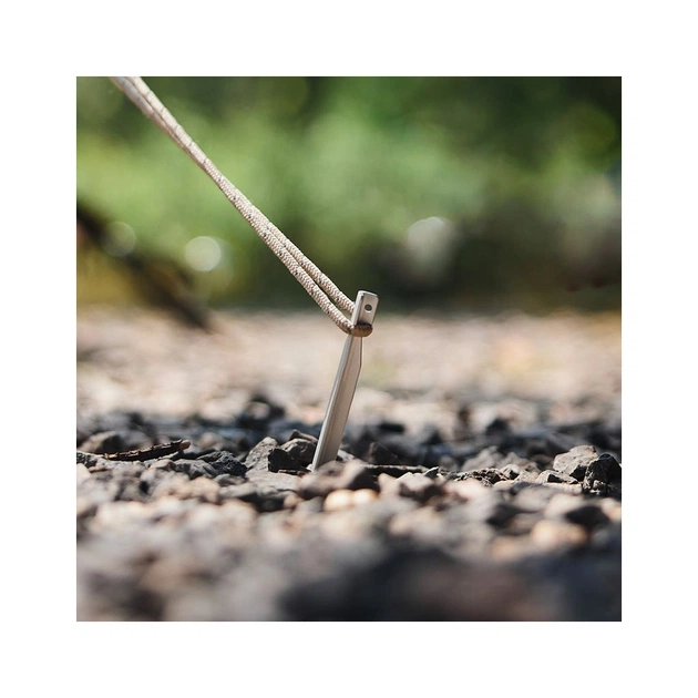 Комплект кілочків Naturehike CNK2300ZP016 20 см сріблясті 8 шт (6976023925030) - picture 5