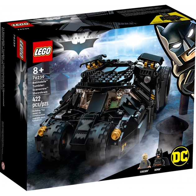 Конструктор LEGO Super Heroes DC Бетмобіль «Тумблер»: сутичка зі Страхопудалом 422 деталі (76239) - зображення 1