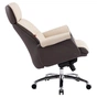 Офісне крісло Аклас Драгобрат, AL MB, Шкіра LC-F Beige/PU Dark Brown (00179841) - зменшене зображення 6