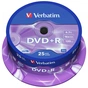 Диск DVD Verbatim 4.7Gb 16X CakeBox 25шт Silver (43500) - уменьшенное изображение 1