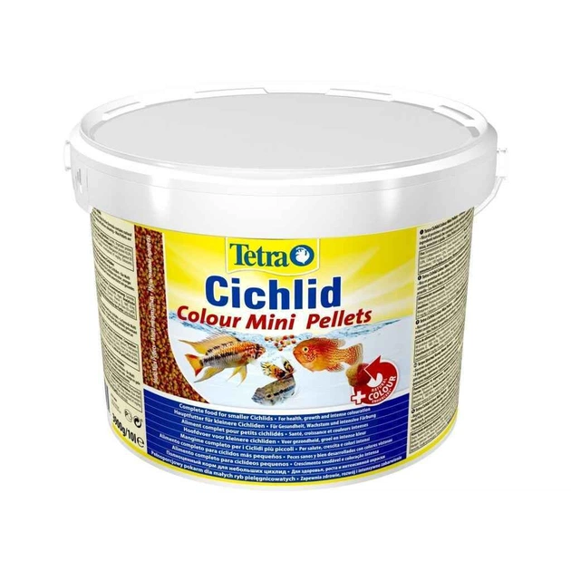 Корм для риб Tetra Cichlid Colour Mini в гранулах 10 л (4004218201385) - изображение 1