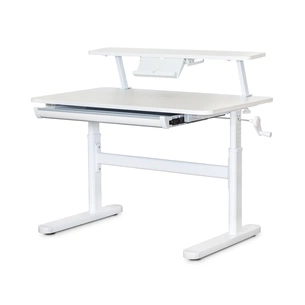 Парта ErgoKids з полицею S50 XL White (TH-210 W + BD-S50 XL) зображення 1