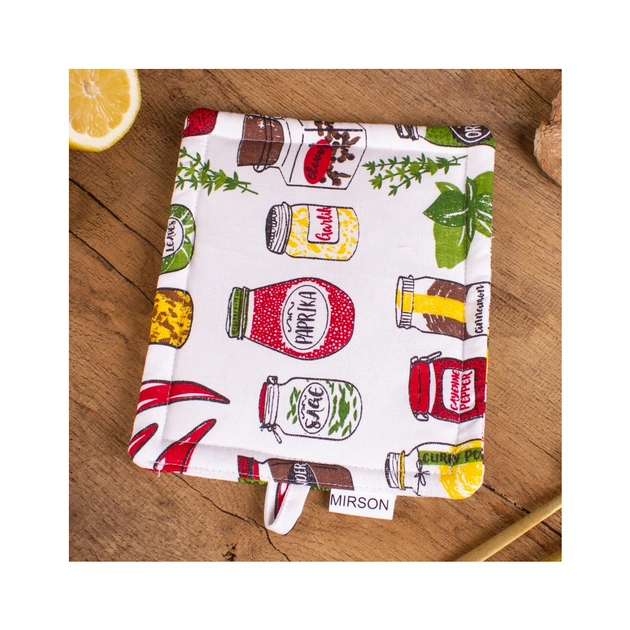 Кухонна прихватка MirSon рогожа/напівпанама №212 - Spices (2200006754251) - picture 2