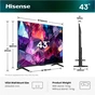 Телевізор Hisense 43E7S PRO - зменшене зображення 2