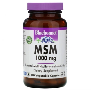 Вітамінно-мінеральний комплекс Bluebonnet Nutrition МСМ 1000 мг, MSM, 120 вегетаріанських капсул (BLB0960) изображение 1
